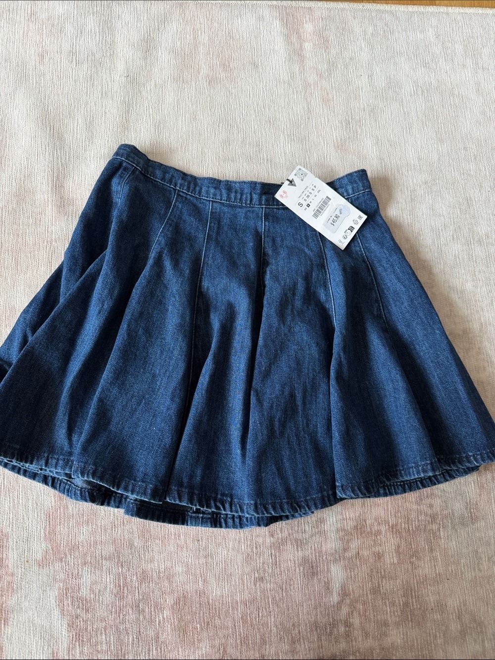Zara Denim Mini Skirt Small